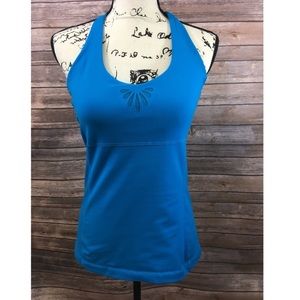 🎽Blue Lucy athletic top w/ built in bra medium